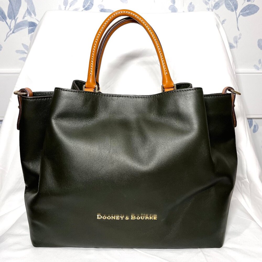 Dooney & Bourke City Large Barlow Satchel - Cowhide Smooth European Leather